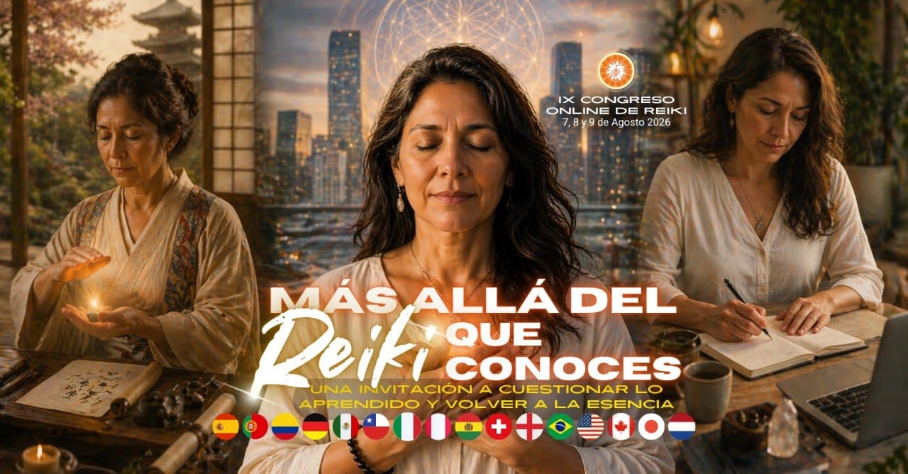 IX Congreso Online de Reiki — Más allá del Reiki que conoces — 7, 8 y 9 de agosto de 2026