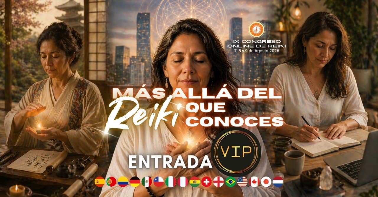 Entrada VIP — IX Congreso Online de Reiki — Más allá del Reiki que conoces